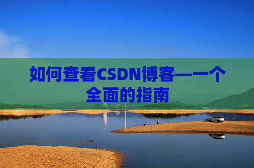 如何查看CSDN博客—一个全面的指南